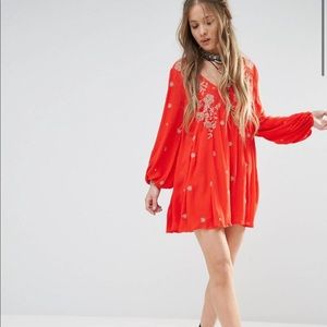 Free people “Sweet Tennessee” mini dress, size xs